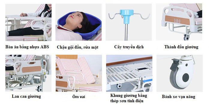 Giường Bệnh Điều Khiển Nikita DCN08