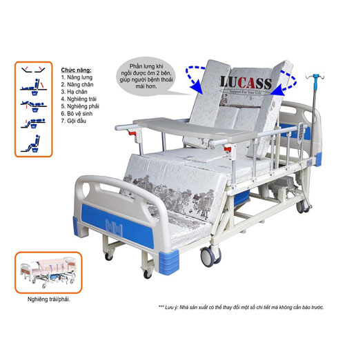 Giường Bệnh Điện Cơ Đa Chức Năng Lucass GB9A (T5D)